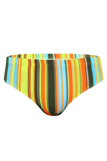 Raynas stripes pánske slipové plavky zelená veľkosť: L