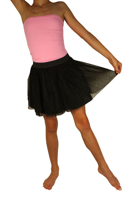Dievčenská tylová sukienka Little Witch čierna veľkosť: 11-12 rokov