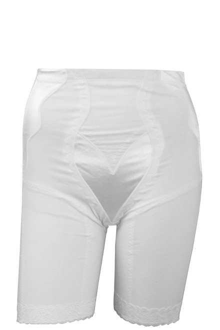 Valda White zoštíhľujúce nohavičky biela veľkosť: XL
