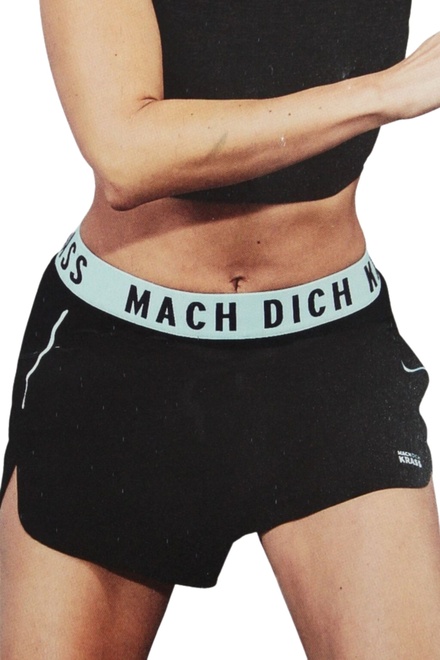 Mach Dich Krass Fitness kraťasy čierna veľkosť: S