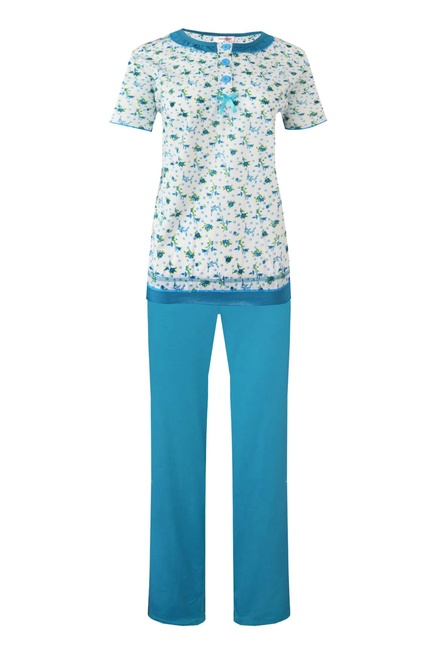 Astrid dámske pyžamo krátky rukáv 2201 tmavo modrá veľkosť: XL