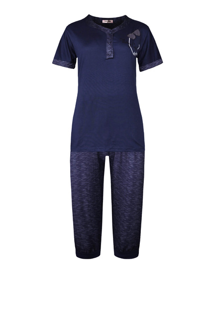 Patricie dámské 3/4 pyžamo s krátkym rukávom 2310 tmavo zelená veľkosť: 3XL