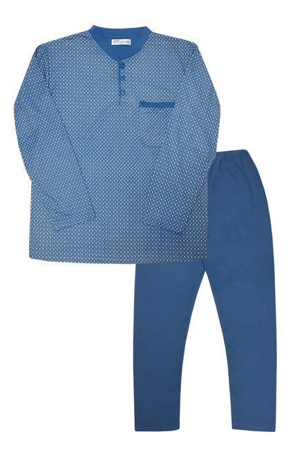 Ignác hrejivé pyžamo s chĺpkom 5741 tmavo modrá veľkosť: L