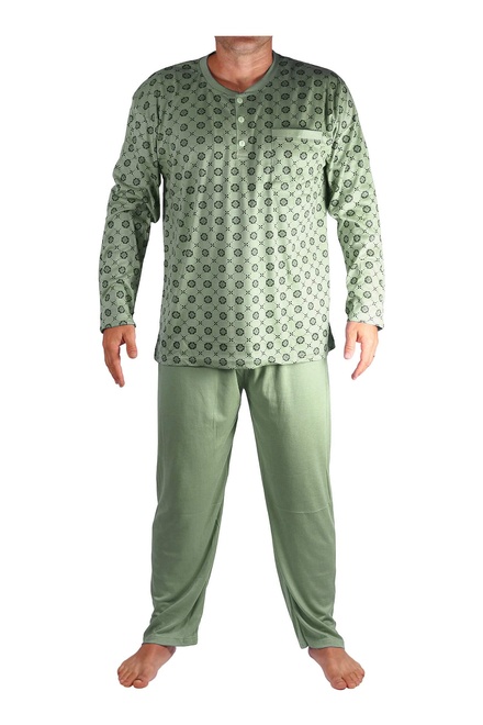 Vladan pánske maxi pyžamo BNA301-DT svetlozelená veľkosť: 4XL