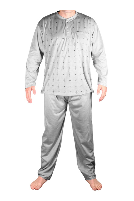 Kaleb pánske pyžamo do nemocnice 0-0GD-123 modrá veľkosť: 3XL