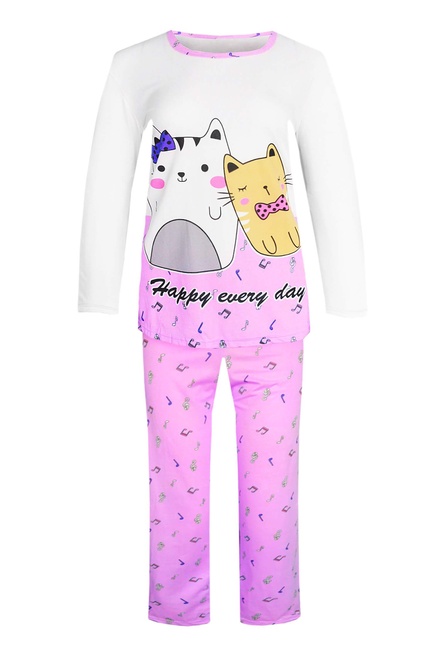 Sleep kitty veselé pyžamo dvojdielne 2298 čierna veľkosť: 3XL