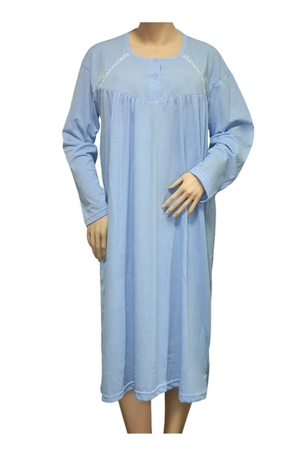 Otka dámska nočná košeľa 1007 modrá veľkosť: XXL