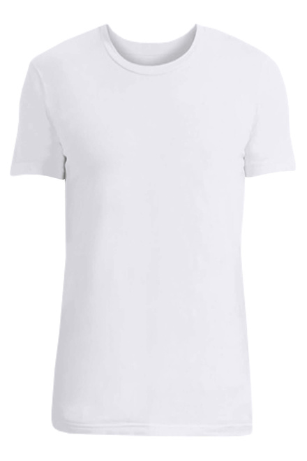 Tezen kvalitné pánske tričko do 'U' FTU01 - trojbal biela veľkosť: XXL