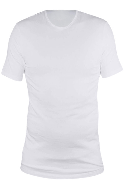 Pánske tričko s krátkym rukávom M040W biela veľkosť: L