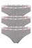 KAPO Talia Gris nohavičky bavlna 3 kusy  šedá veľkosť: L