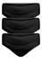 Hanel - pružné nohavičky do pása 3717 - 3bal čierna veľkosť: XXL