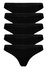 Cotton Eleba klasické nohavičky 6122 - 5 ks čierna veľkosť: XL
