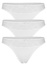 Sverige bavlnené nohavičky vykrojené 3ks biela veľkosť: XL