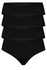Malia dark dámske maxi nohavičky CZ4120P 4 kusy  čierna veľkosť: 4XL