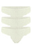 Tamaya White zvodné krajkové tangá 003S 3bal krémová veľkosť: M