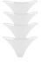 Livigno Netto tangá bezšvové 9536- 4bal biela veľkosť: M