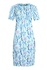 Roelie kvetovaná dámska nočná košeľa 6957 modrá veľkosť: M