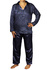 Zapata Satin pánské pyžamo prúžkami K150814 tmavo modrá veľkosť: XL