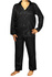 Pierrot Satin pánske pyžamo K150814 čierna veľkosť: L