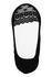 Čipkované neviditeľné ponožky do balerínok YS011 čierna veľkosť: 35-38