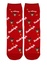 Vianočné ponožky s veselým Rudolphom červená veľkosť: 35-38