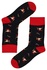 Pánske vianočné ponožky Sob Elegán čierna veľkosť: 39-42