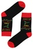 Feliz Viaje pánske vianočné ponožky čierna veľkosť: 39-42