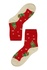 Veselí medvedíky dámske vianočné ponožky červená veľkosť: 35-38