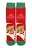 Virgina vianočné termo ponožky dámske perníček  červená veľkosť: 35-38