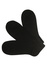 Kvalitné členkové ponožky bavlna IM10C - 3 páry čierna veľkosť: 40-44