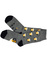 Pánske pivne vysoké ponožky CrazySocks šedá veľkosť: 40-43