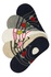 Dámske veselé skryté ponožky s ovocím YW35 - 5bal viacfarebná veľkosť: 35-38