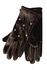 Sofia Marrone dámske rukavice na jeseň hnedá veľkosť: L