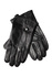 Sandrou pánske kožené rukavice hrejivé  čierna