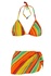 Aqua H plavky so sukničkou oranžová veľkosť: XS