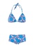 Aqua E dievčenské plavky so sukienkou modrá veľkosť: 7-8 rokov