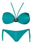 Liliana dámske plavky s výstužou olivová zelená veľkosť: XL