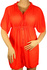 Caribe kaftan šaty na pláž S761 žiarivá oranžová veľkosť: L