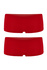 Berta dámske boxerky bezšvové - 2bal červená veľkosť: M