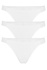 Erika jednofarebné nohavičky s pásikmi WNWC 82711- 3 bal biela veľkosť: M