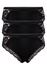 Justyn bavlnené nohavičky s čipkou - 3 bal čierna veľkosť: S