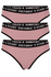 Victoria dámske bavlnené nohavičky - 3ks ružová veľkosť: L