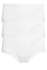 Danča bavlnené nohavičky s čipkou 9009 - 3bal biela veľkosť: L