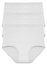 Jozefa bavlnené nohavičky vysoký pás 9083 - 3bal biela veľkosť: L