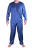 Oleg pánske pyžamo dlhý rukáv V2122 tmavo modrá veľkosť: M