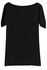 Danica dámske tričko s krátkym rukávom TSK-1005 čierna veľkosť: M