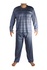 Milan pyžamo pánske dlhé V1611 šedomodrá veľkosť: XXL