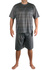 Luděk pyžamo krátky rukáv a kraťasy 1-OGC-30 tmavo šedá veľkosť: L