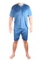 Jonáš letné pyžamo krátky rukáv a kraťasy V1849 modrá veľkosť: 4XL