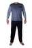 Teodor pánske pyžamo s dlhým rukávom V1369 svetlomodrá veľkosť: M